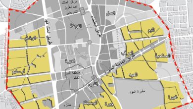 خريطة إزالة احياء الرياض